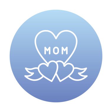 Anneler günü ikonu. Vektör illüstrasyonu. 