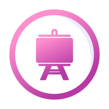 Resim yapmak. Web simgesi basit illüstrasyon