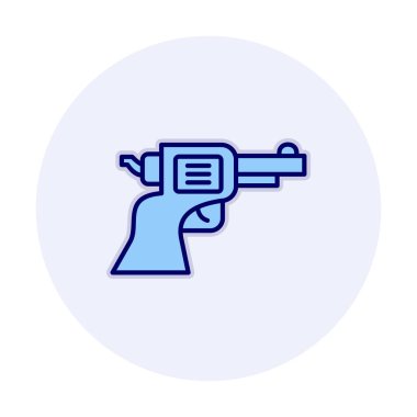 silah simgesi vektör illüstrasyonu