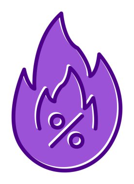 Hot Sale ikon vektör illüstrasyon tasarımı ile yangın