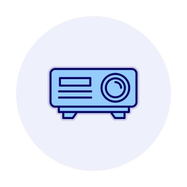 Projector web icon vector illustration