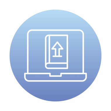 Simge işareti vektör çizim upload