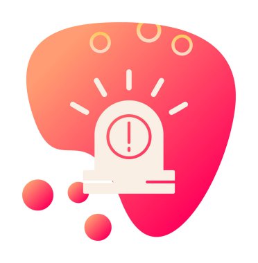 Uyarı simgesi, taslak biçimi, vektör illüstrasyonu