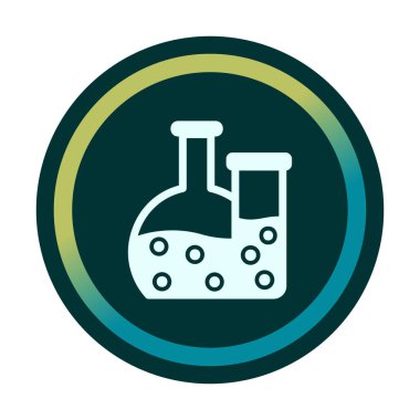 Şişesi web simgesi, vektör çizim  