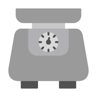 ölçekli düz simge, vektör illüstrasyonu