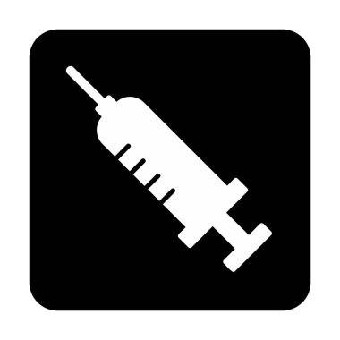 Şırınga ikonu vektör çizimi