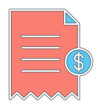 Alışveriş Alımı simgesi vektör illüstrasyonu