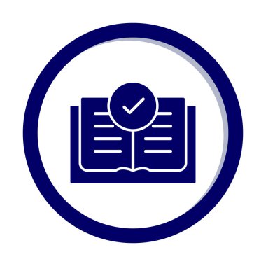 düz Kitap simgesi resimlemesi 