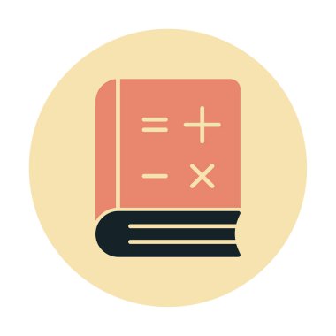 Matematik Kitabı vektör çizimi, simge ögesi arkaplanı          