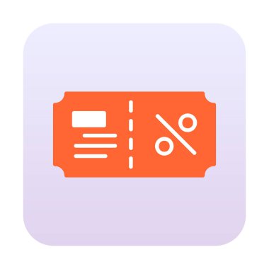 Hediye çeki web simgesi, vektör illüstrasyonu 