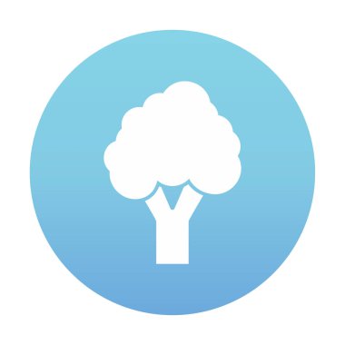 brokoli web simgesi, vektör illüstrasyonu  