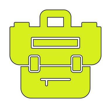 Portföy düz vektör simgesi