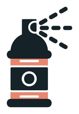 Boya spreyi simgesi, vektör illüstrasyonu 