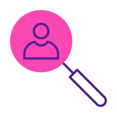 Ara. Web simgesi basit illüstrasyon