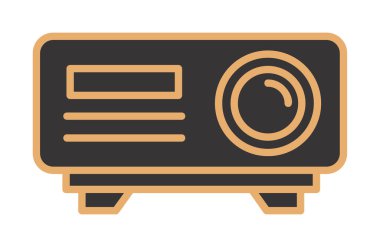 Projector web icon vector illustration