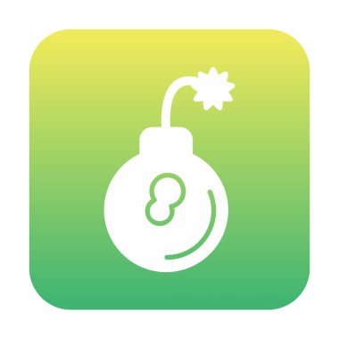 Bomba simgesi vektör illüstrasyonu