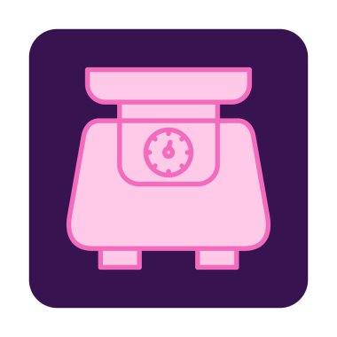 ölçekli düz simge, vektör illüstrasyonu