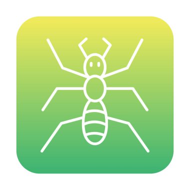 Böcek ikonu. vektör illüstrasyonu