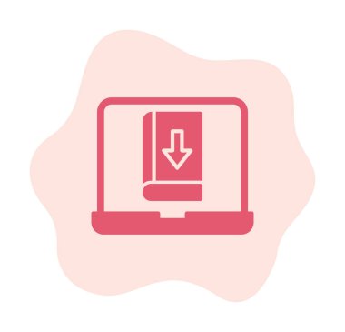 Kitap simgesi, vektör illüstrasyon tasarımı indir 