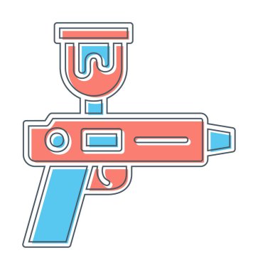 Spray Gun icon vector illustration