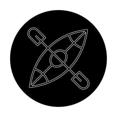 Basit Kano Teknesi simgesi, vektör illüstrasyonu