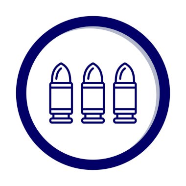 Madde işaretleri web simgesi, vektör çizim