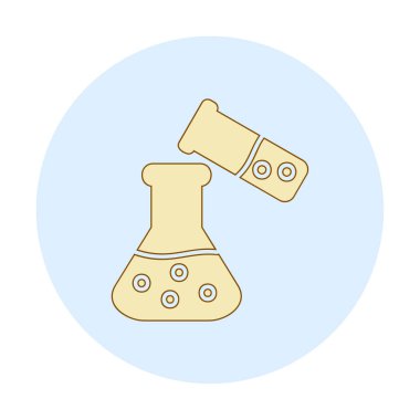 Şişesi web simgesi, vektör çizim  