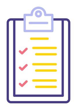 Pano düz simgesinin vektör illüstrasyonu