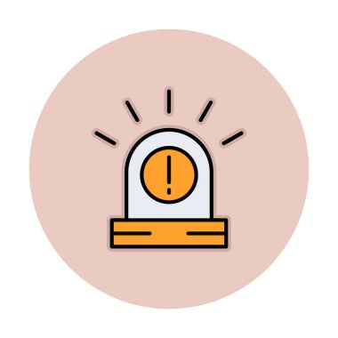 Uyarı simgesi, taslak biçimi, vektör illüstrasyonu