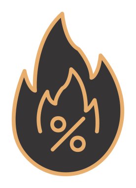Hot Sale ikon vektör illüstrasyon tasarımı ile yangın