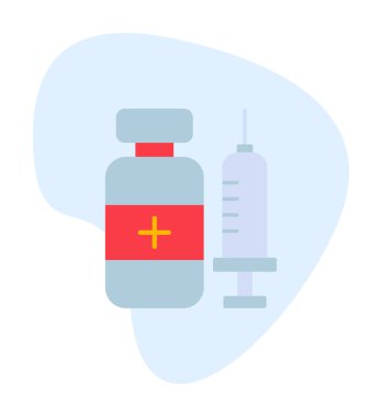 Şırıngalı ilaç şişesi