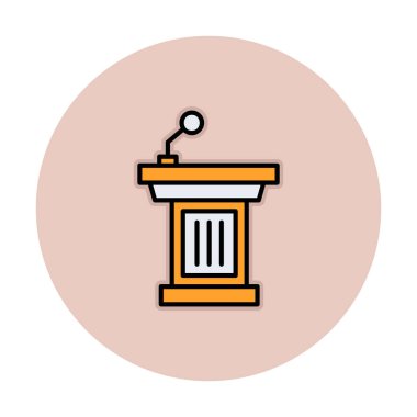 vector illustration of podium icon 