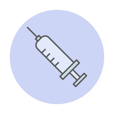 Şırınga ikonu vektör çizimi