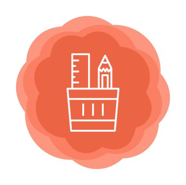 ileti örneği web simgesi, vektör çizim