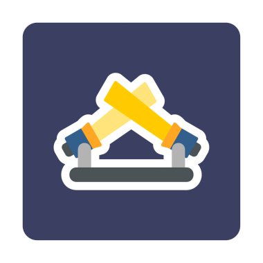 Spots Lights simge vektör illüstrasyonunu gösterir