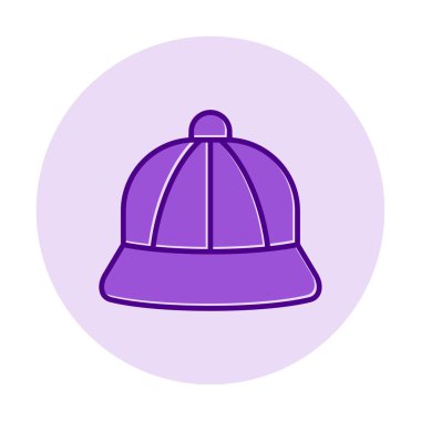 kapsül düz simgesi, vektör illüstrasyonu 