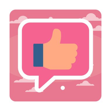 başparmak yukarı Web simgesi, vektör çizim                   