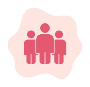 grup insan düz biçim vektör çizimi 