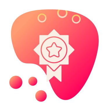 ödül vektör simgesi modern basit illüstrasyon