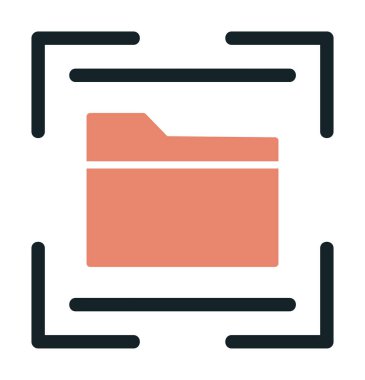 Dizin Tarayıcı simgesi vektör çizimi