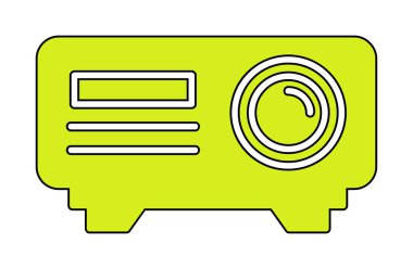 Projector web icon vector illustration