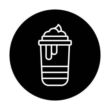 Sıcak çikolata, vektör illüstrasyon tasarımı 