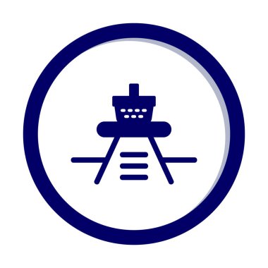 Piknik ikonunda yiyecek içeren sepetin vektör illüstrasyonu 