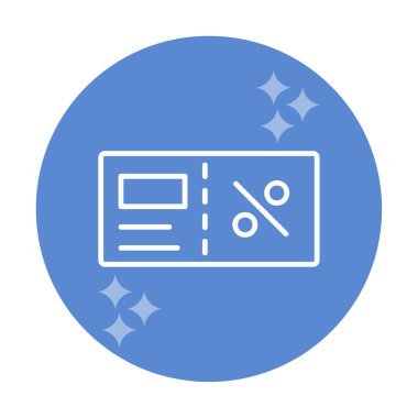 Faturacı Kara Cuma ikon vektör illüstrasyonu  