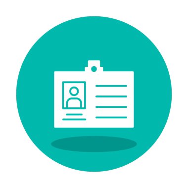 Üyelik Kartı simgesinin vektör illüstrasyonu