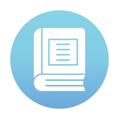 Kitap. Web simgesi basit illüstrasyon