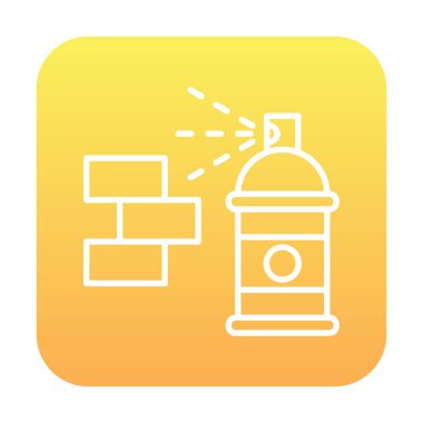 Graffiti web simgesi, vektör illüstrasyonu 