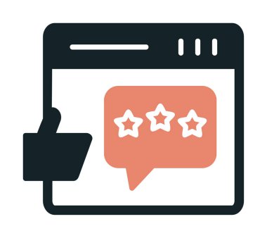 Geri besleme simgesi vektör illüstrasyon tasarımı