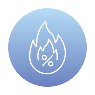 Hot Sale ikon vektör illüstrasyon tasarımı ile yangın