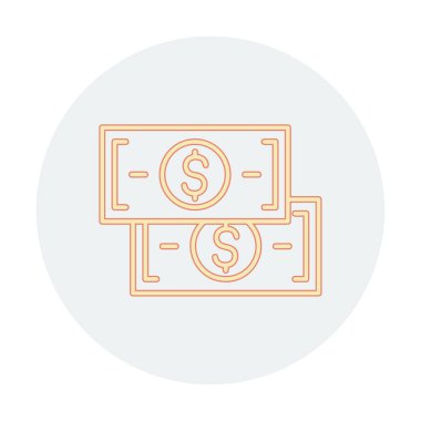 para düz simgesi, vektör illüstrasyonu